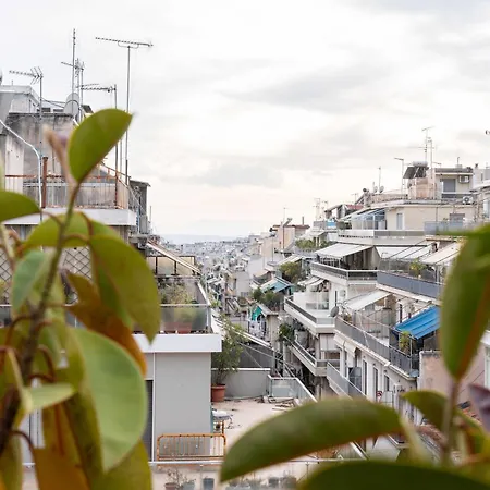 Apartment Lycabettus View Vintage Penthouse Flat In Exarchia Athens