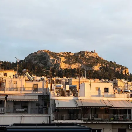 Lycabettus View Vintage Penthouse Flat In Exarchia Apartment Athens